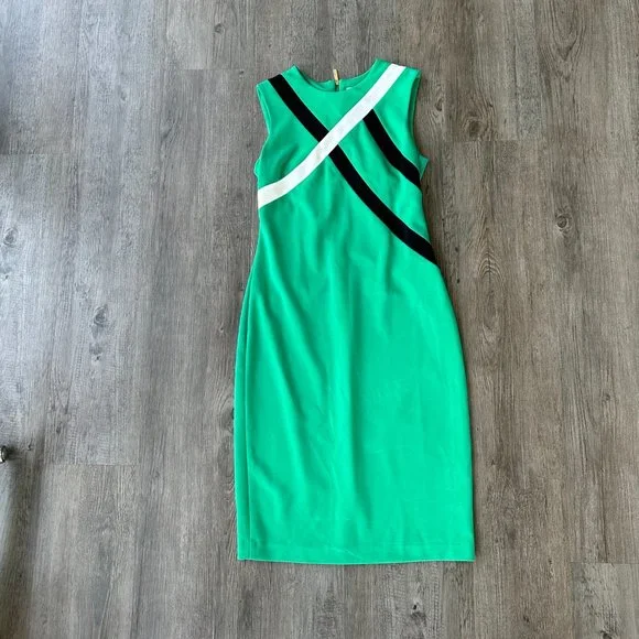 calvin klein green and white dress Calvin Klein | Dresses | Calvin Klein Green White Plaid Short Sleeve Aline  Shirt Dress Size 416